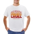 thumbnail image 1 of Cruel Designation Vintage T-shirt Mens Cotton Classic Crewneck Short Sleeve Tees Unisex White S, 1 of 5