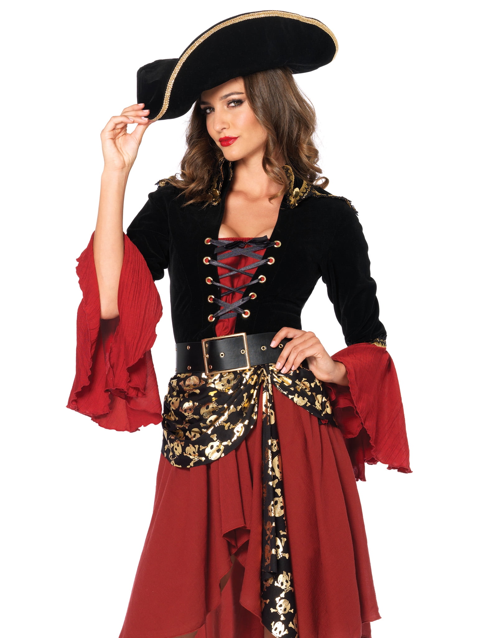 Leg Avenue Women's Cruel Seas Pirate Captain Costume
