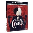 thumbnail image 1 of Cruella : 4K Ultra-HD + Blu Ray (4K Ultra HD) Emily Beecham Emma Stone Emma Thompson Joel Fry, 1 of 3