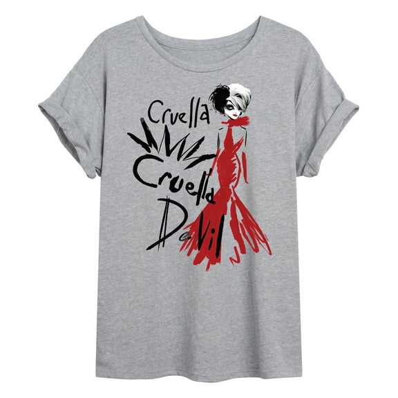 Cruella Cruella De Vil - Juniors Ideal Flowy Muscle T-Shirt