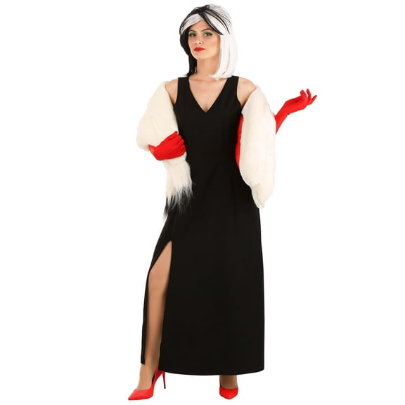 Cruella De Vil Stole Costume for Women