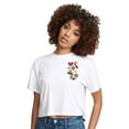 thumbnail image 1 of Cruella Patches - Juniors Cropped Cotton Blend T-Shirt, 1 of 4