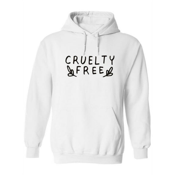 Cruelty Free Hoodie Women -Image by Shutterstock, Female Medium