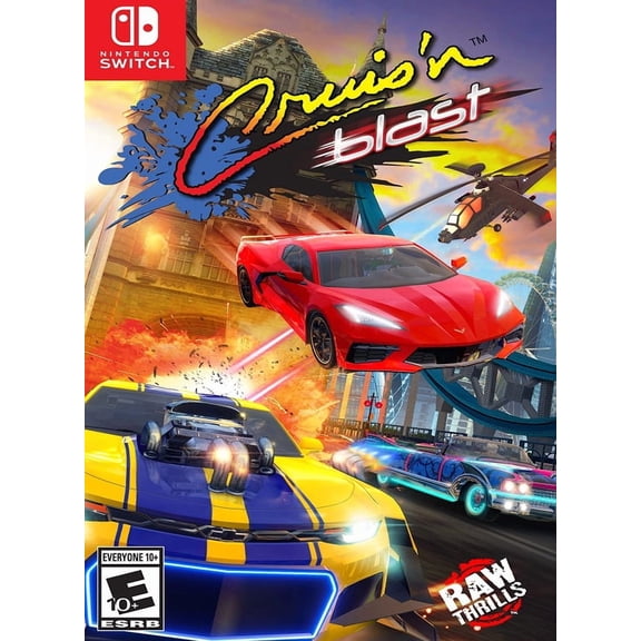 Restored Cruis'n Blast Nintendo Switch Physical Racing Game