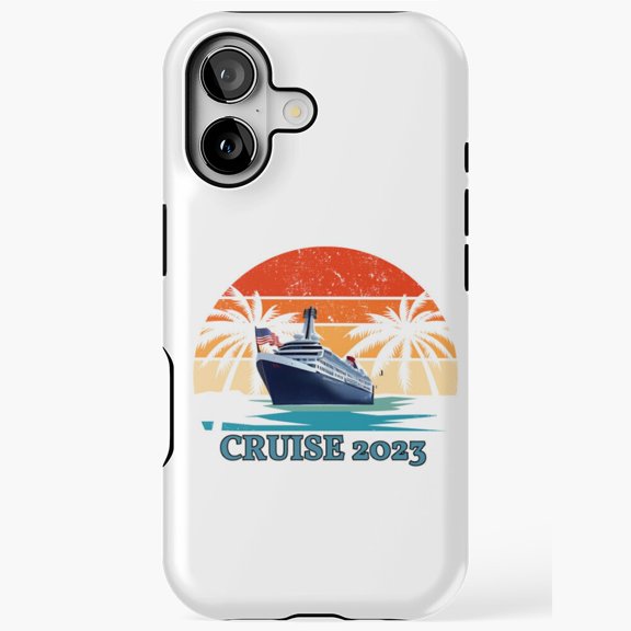 Cruise 2023 Family Vacation Sea Trip iPhone Case 17 to 11 Pro Max