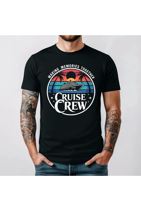Cruise Crew 2026 Making Memories Summer Vacation Group Graphic T Shirt up to 5XL