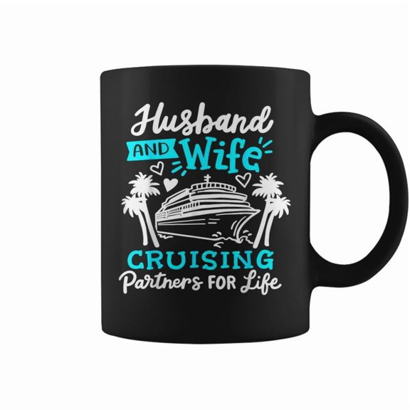 Cruise Cruising Ship Cruising Couple Partners Coffee Mugs