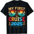 Cruise Family Vacation Tee Ship Anchor My First Cruise 2025 TShirt