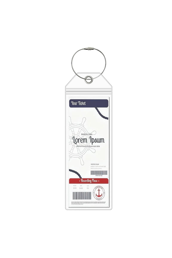 Cruise Luggage Tag Holders, Waterpoof Cruise Luggage Tag Holder Fits for Carnival Cruise Line Ship Tags, Cruise Essentials Must Haves 2025-2026