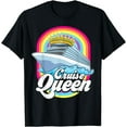 thumbnail image 1 of Cruise Queen Gay Lesbian LGBT Rainbow Gaycation Vacation T-Shirt, 1 of 4