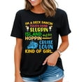 thumbnail image 1 of Cruise Ship Accessories Womens Shirt Island Hoppin Cruise Boat T-Shirt Black Large, 1 of 4