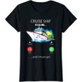 thumbnail image 1 of Cruise Ship Is Calling And I Must Go Tee Cruising Lover T-Shirt for Women, 1 of 3