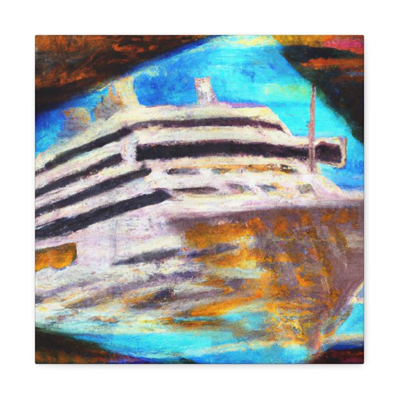 "Cruise Ship Serenity" - Canvas