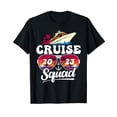 thumbnail image 1 of Cruise Squad 2023 Family Vacation Matching Family Group Casual Cotton T-Shirt Black Tee, 1 of 5