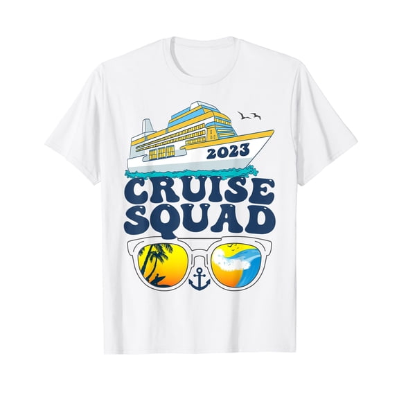 Cruise Squad 2023 For Family Matching Family Cruise 2023 White Cotton T-Shirt