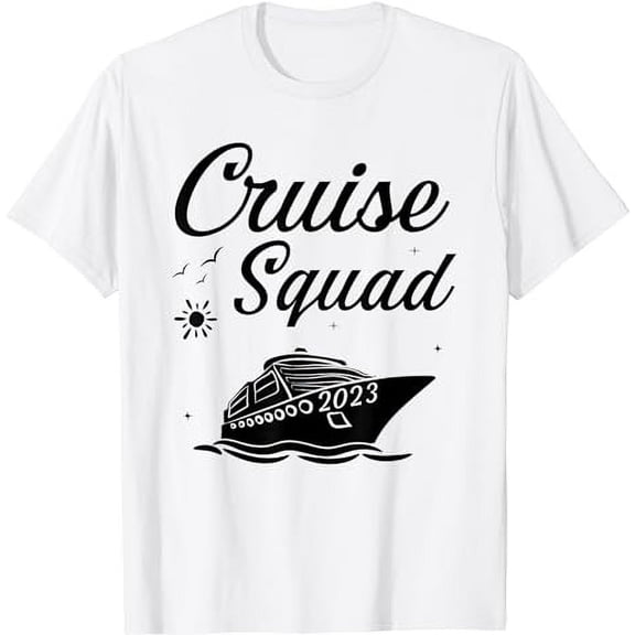 Cruise Squad 2023 Shirt Family Cruise Trip Vacation Holiday T-Shirt