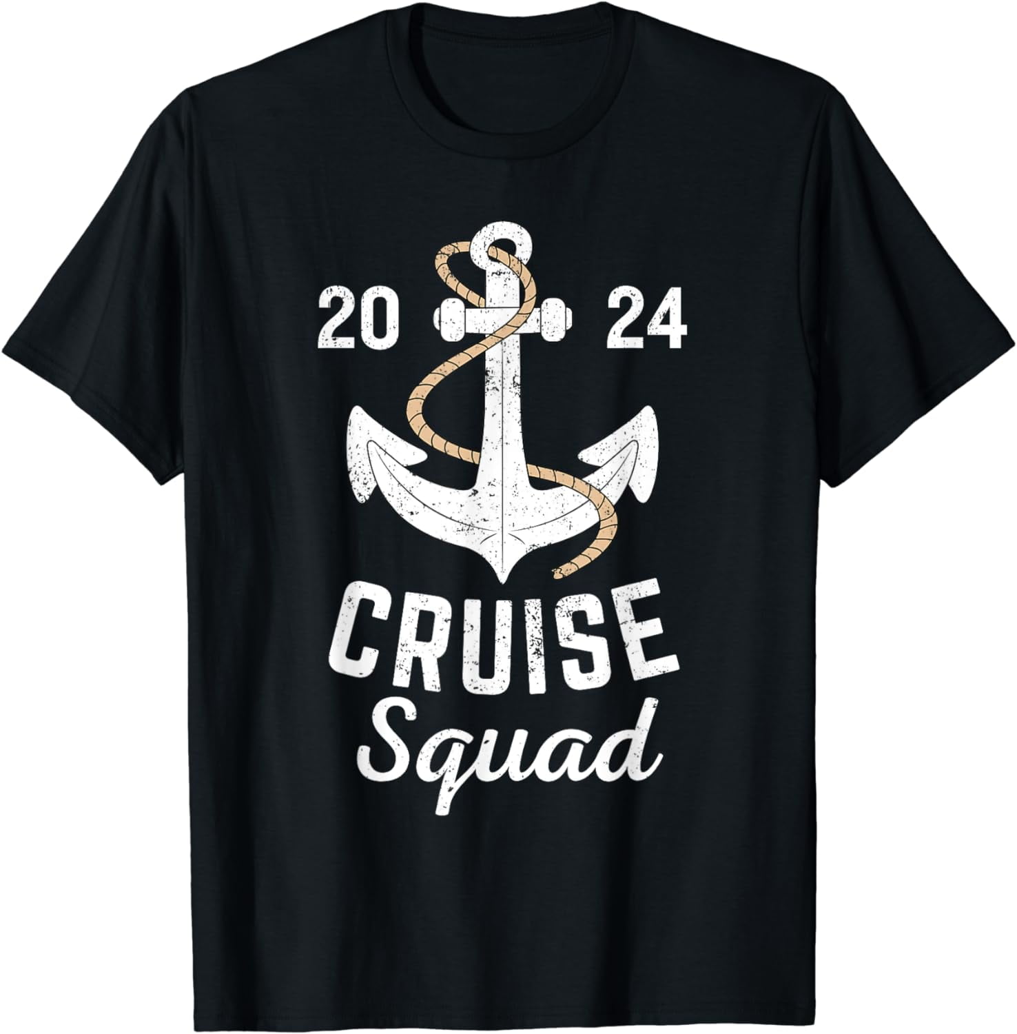 Cruise Squad 2024 Anchor Family Vacation Matching Group Tee TShirt