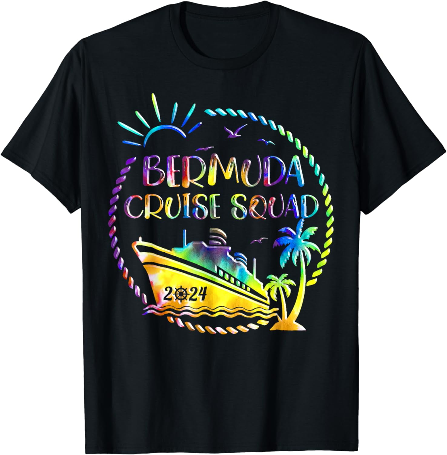Cruise Squad 2024 Bermuda Cruising Together Squad Matching TShirt