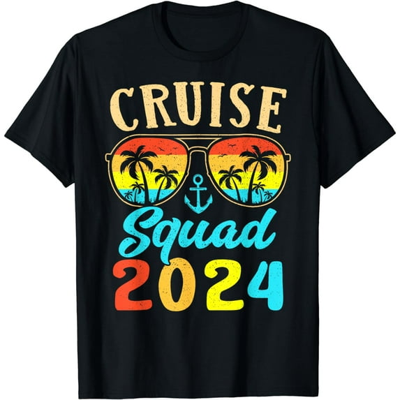Cruise Squad 2024 Family Friends Vacation Cruising Ship Trip T-Shirt