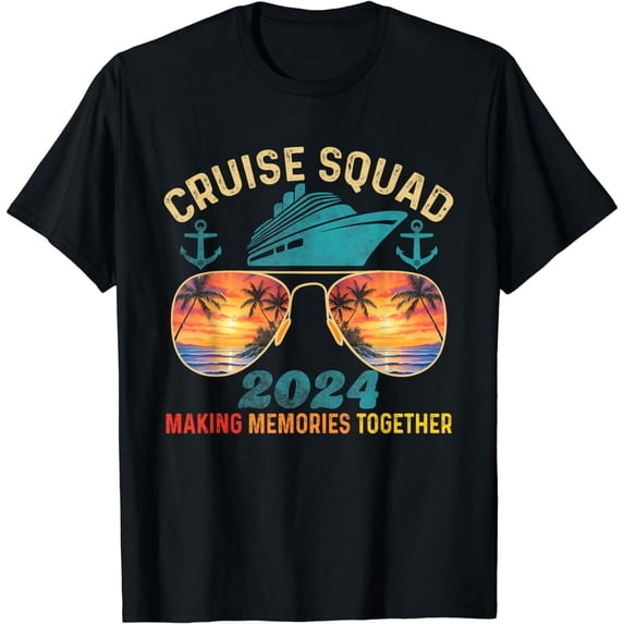 Cruise Squad 2024 Family Friends Vacation Matching Cruising T-Shirt