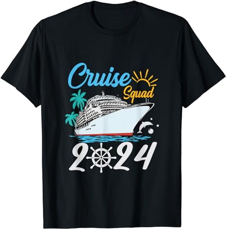 Cruise Squad 2024 Family Vacation Matching Family Group T-shirt 