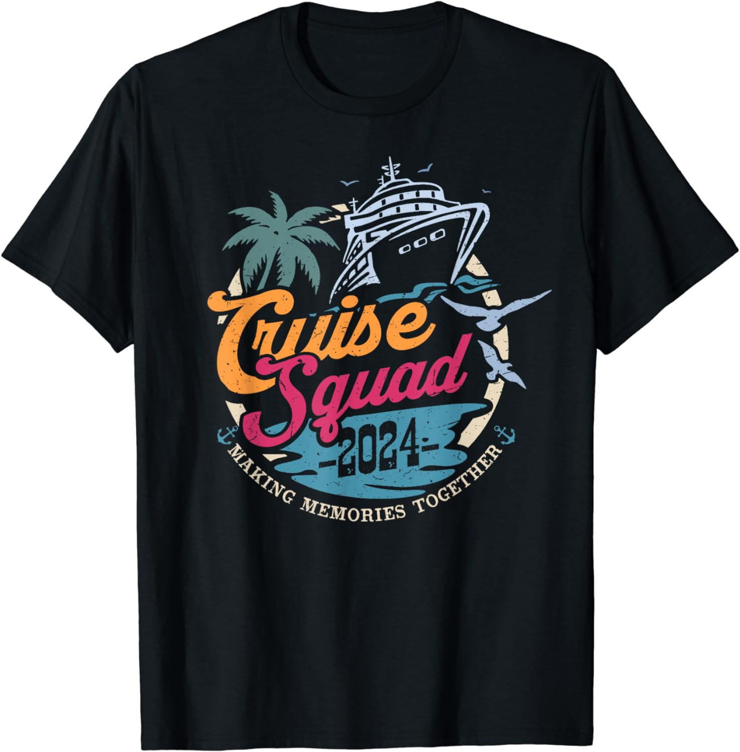 Cruise Squad 2024 Family Vacation Matching Group Summer Cotton TShirt
