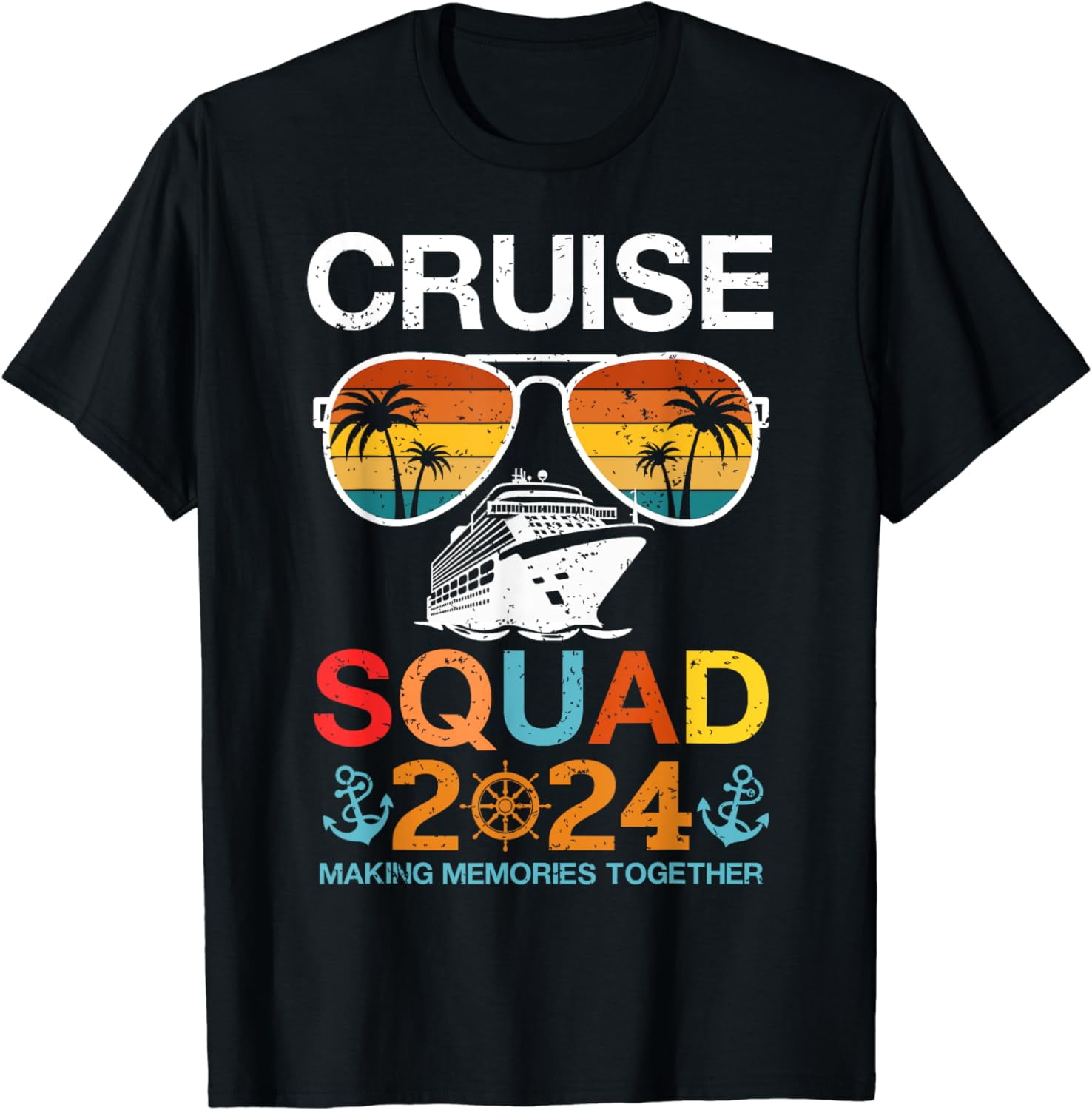 Cruise Squad 2024 Family Vacation Matching Group Summer Trip Cotton T