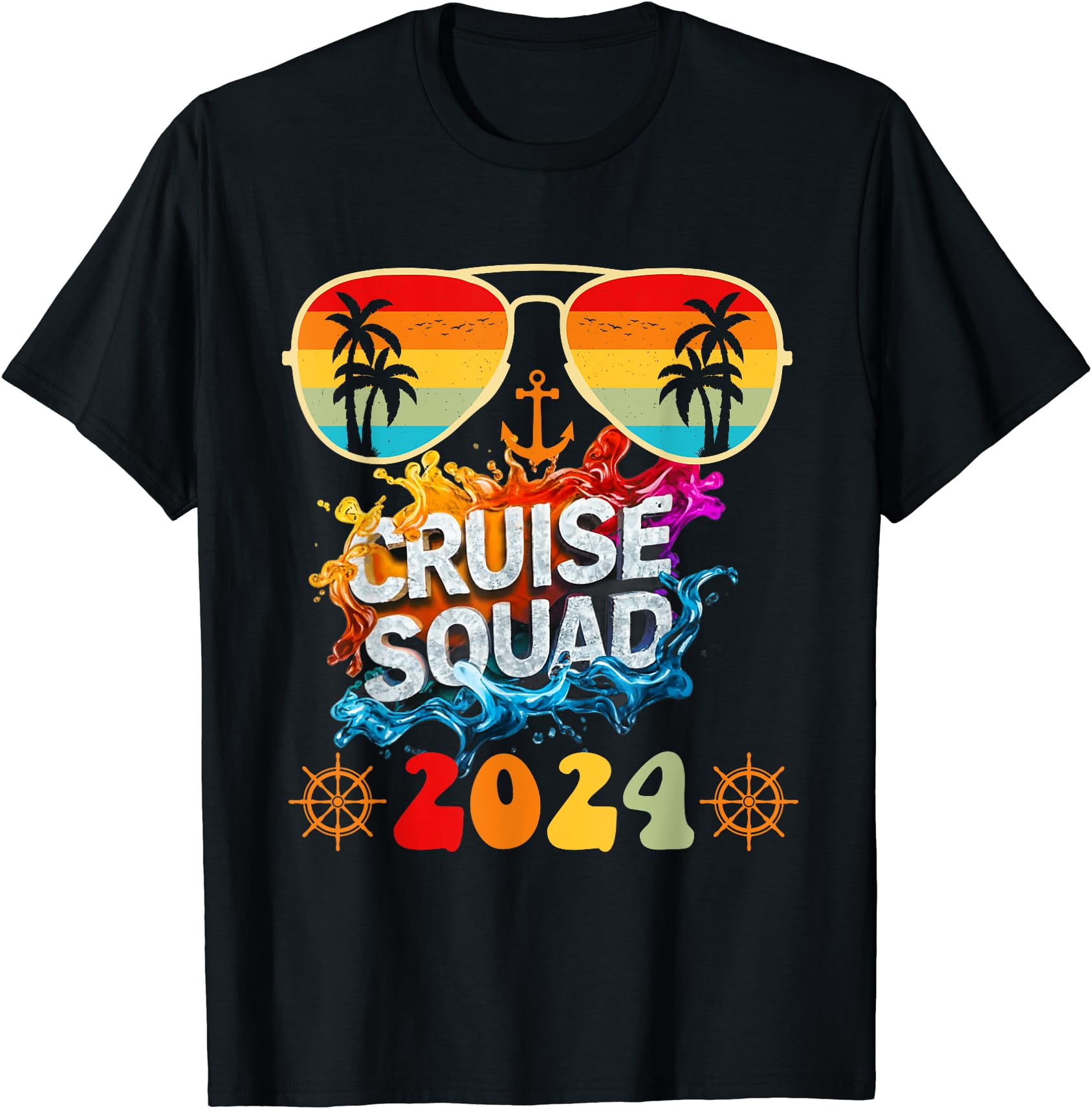 Icon of the Seas Cruise Squad Inaugural Sailing Jan 2024 Unisex T-shirt Multicolor