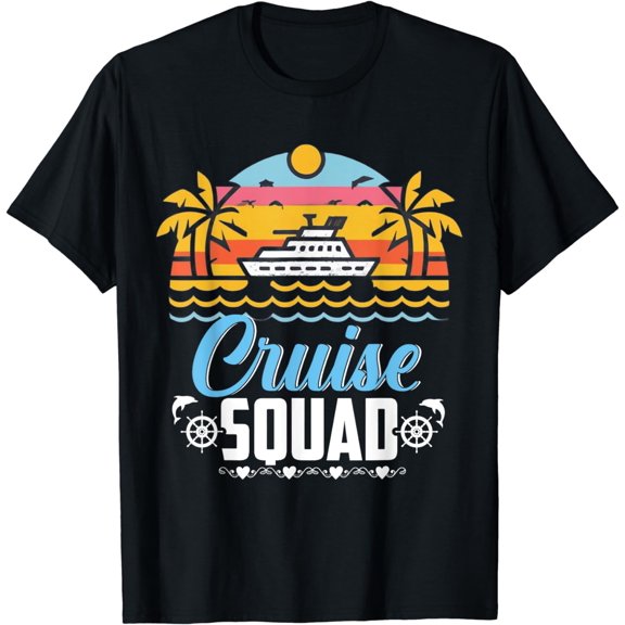 Cruise Squad 2024, Holiday, Summer Nautical Attire T-Shirt