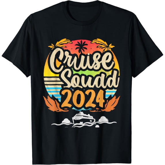 Cruise Squad 2024, Holiday, Summer Nautical Attire T-Shirt