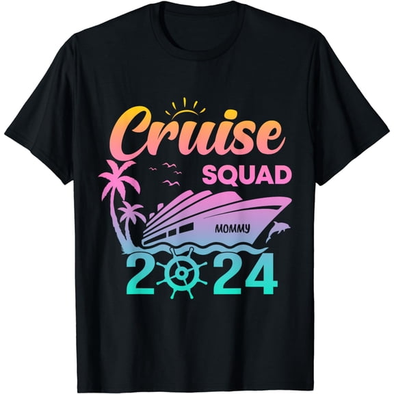 Cruise Squad 2024: Navigating Summer Together Mommy T-Shirt