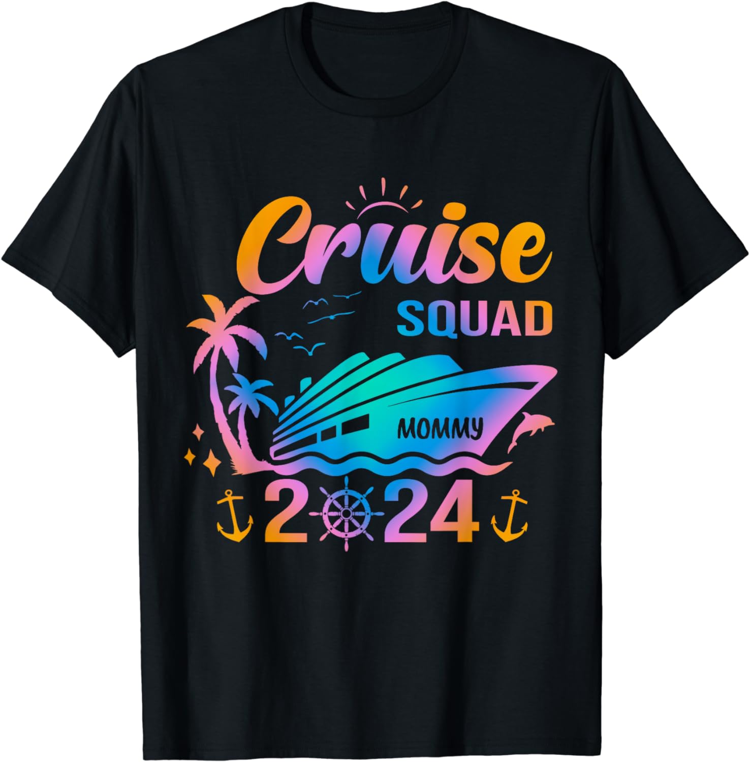 Cruise Squad 2024 Navigating Summer Together Mommy TShirt