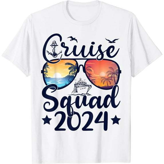 Cruise Squad 2024 Summer Vacation Family Cruise Ship T-Shirt