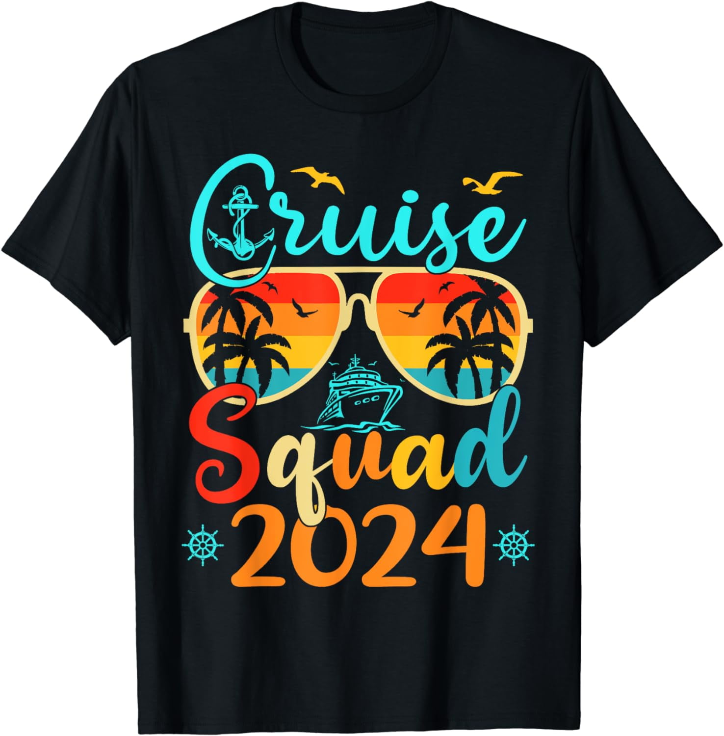 Cruise Squad 2024 Summer Vacation Matching Family Cruise Cotton TShirt