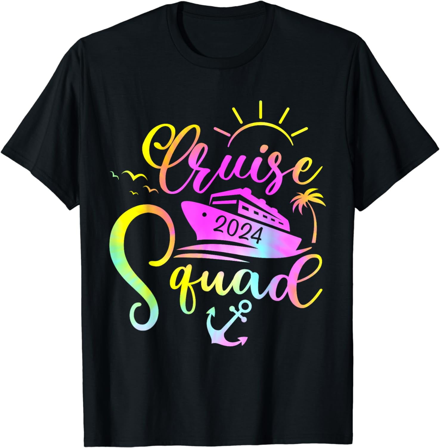 Cruise Squad 2024 Summer Vacation Matching Family Group Cotton TShirt