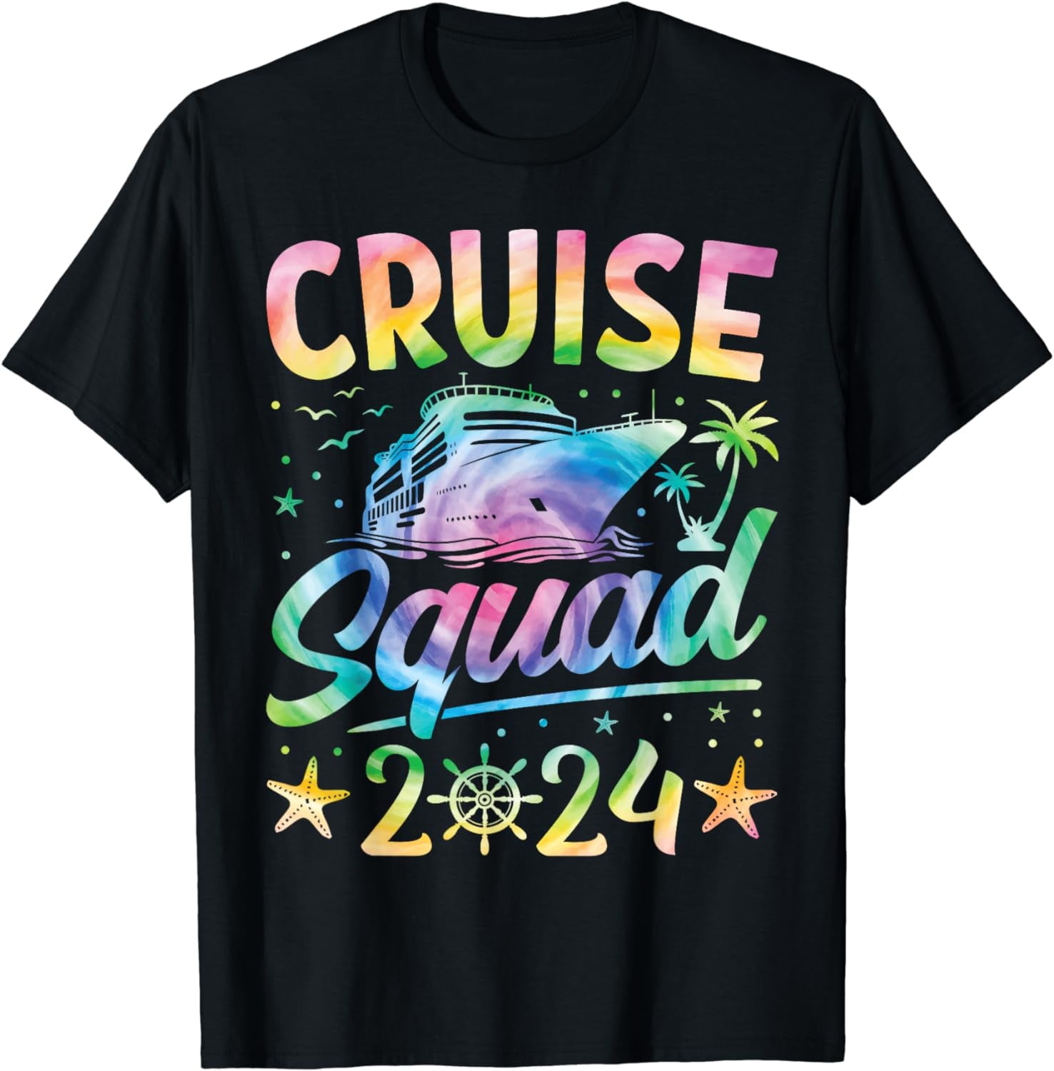 Cruise Squad 2024 Summer Vacation Matching Family Group Cotton TShirt