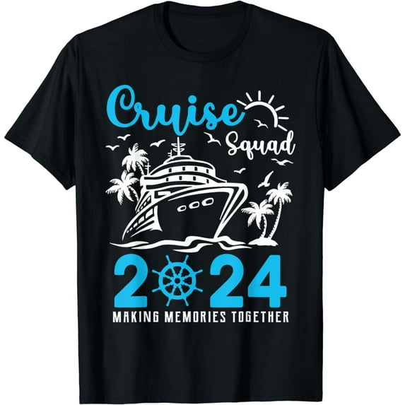 Cruise Squad 2024 Summer Vacation Matching Family Group T-Shirt