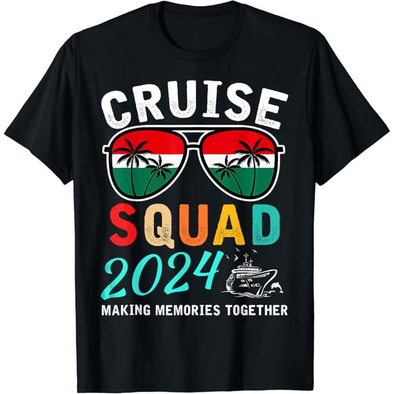 Cruise Squad 2024 Summer Vacation Matching Family Group T-Shirt