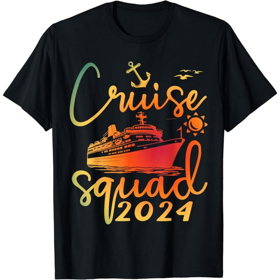 Cruise Squad 2024 Summer Vacation Matching Family Group T-Shirt