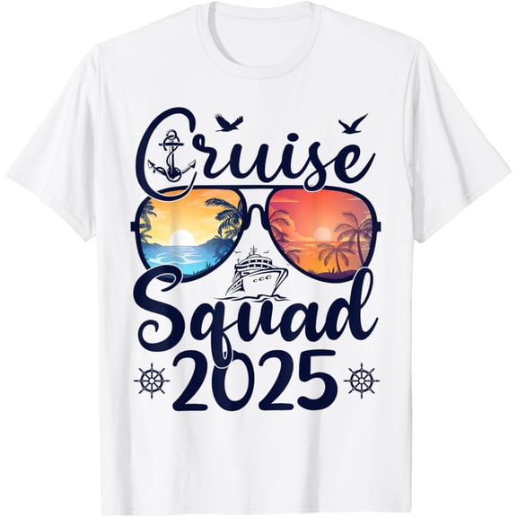 Cruise Squad 2025 Summer Vacation Matching Family Cruise T-Shirt