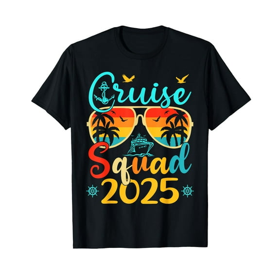 Cruise Squad 2025 Summer Vacation Matching Family Cruise T-Shirt