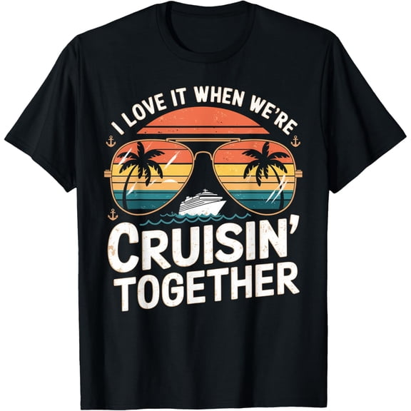 Cruise Squad 2025 Summer Vacation Matching Family Group T-ShirtMen's and women's gift, black and white T-shirt, size: Extra large S-4XL