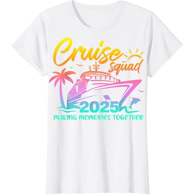 Cruise Squad 2025 Summer Vacation Matching Family Group TShirt