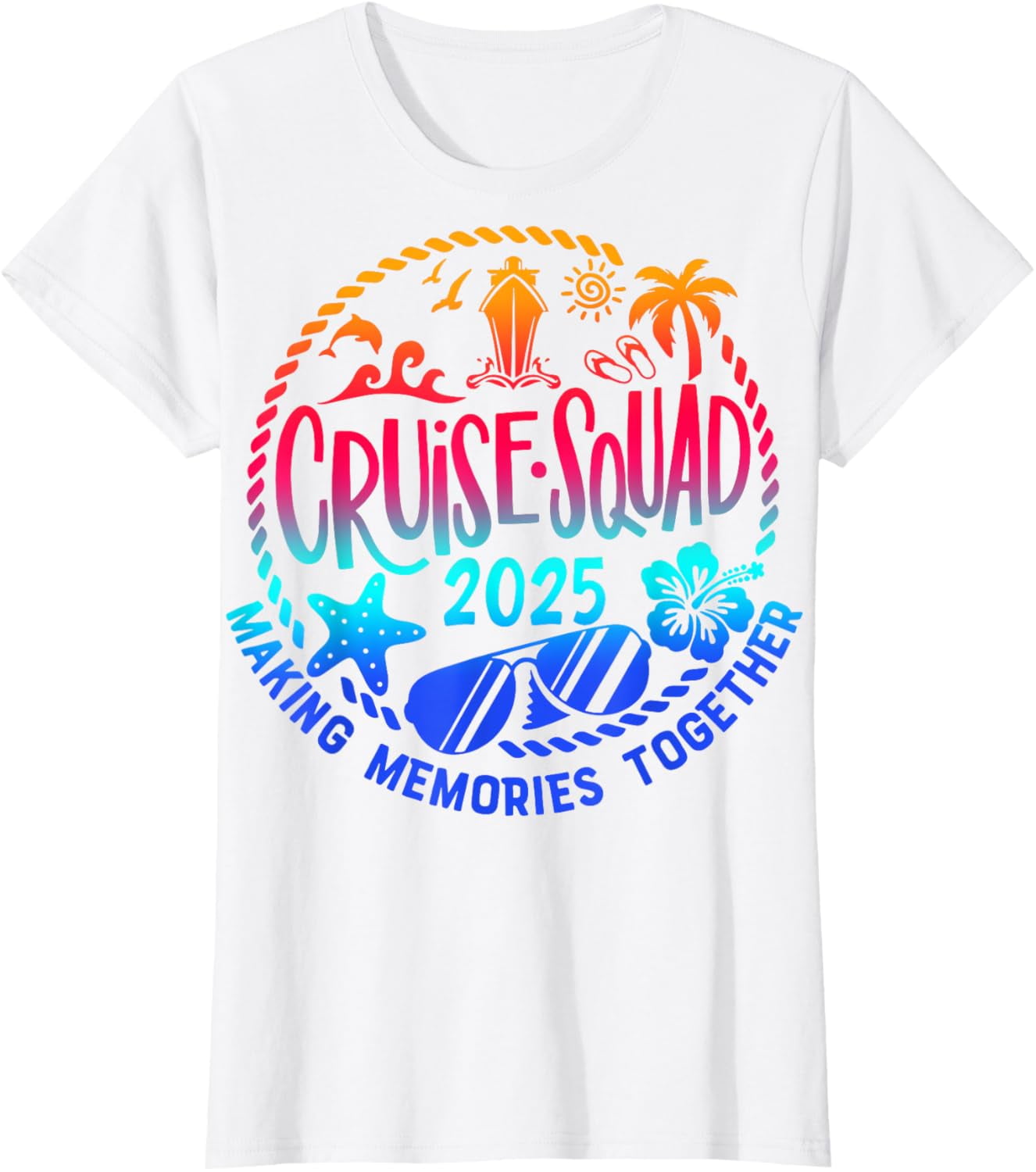Cruise Squad 2025 Summer Vacation Matching Family Group TShirt