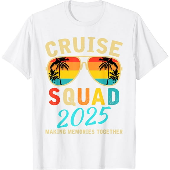 Cruise Squad 2025 Summer Vacation Matching Family Group T-Shirt