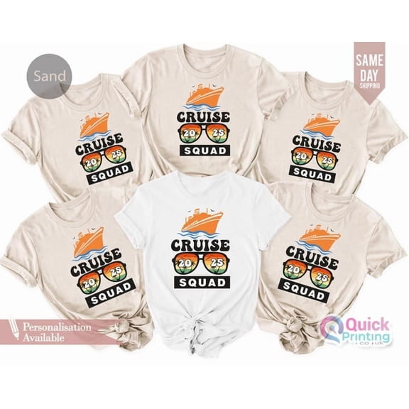 Cruise Squad 2025 T-Shirt: Family Trip Tee