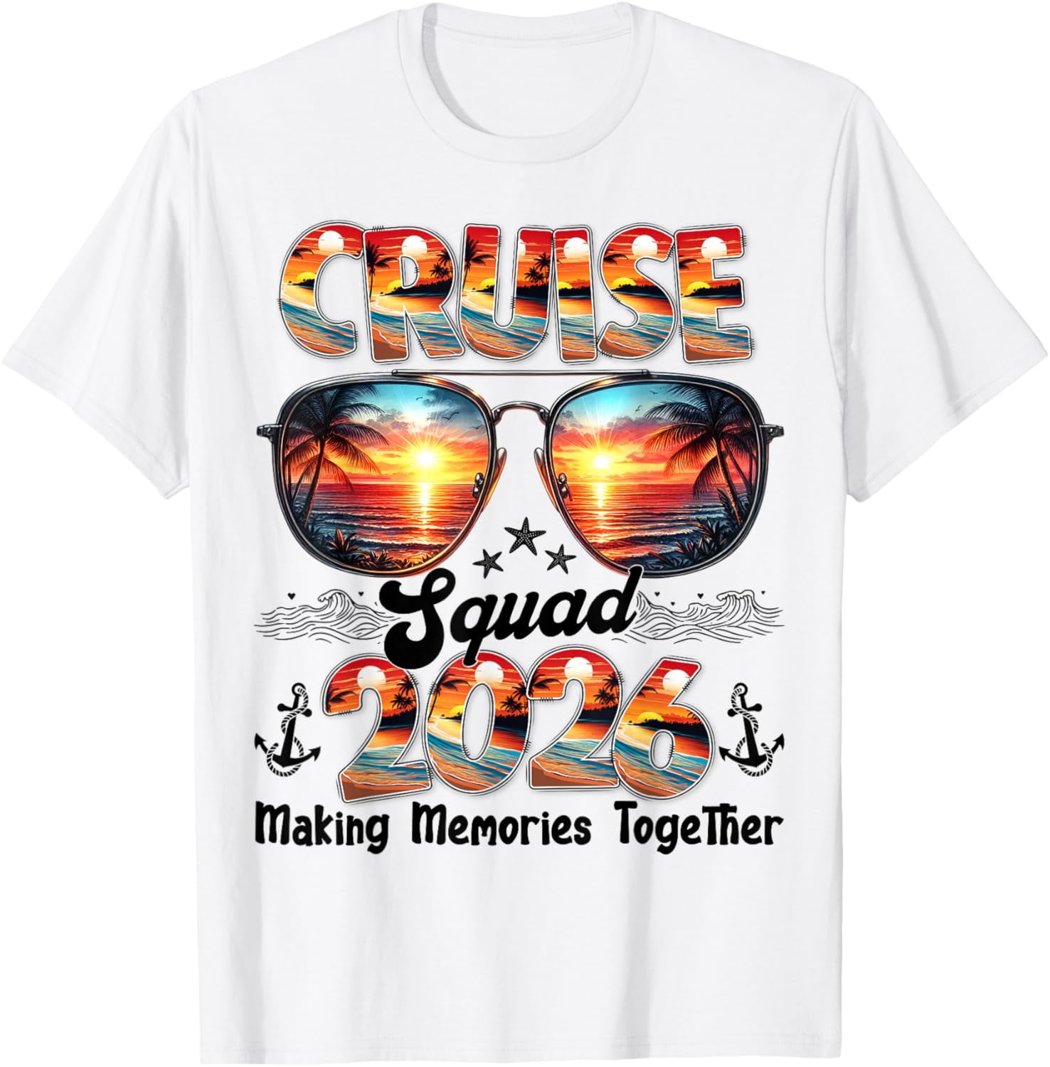 Cruise Squad 2026 Summer Vacation Matching Family Cruise Men Women T ...