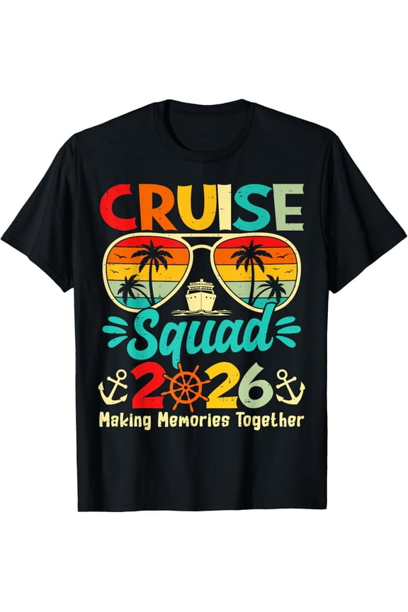 Cruise Squad 2026 Summer Vacation Matching Family Cruise Mens T-Shirt