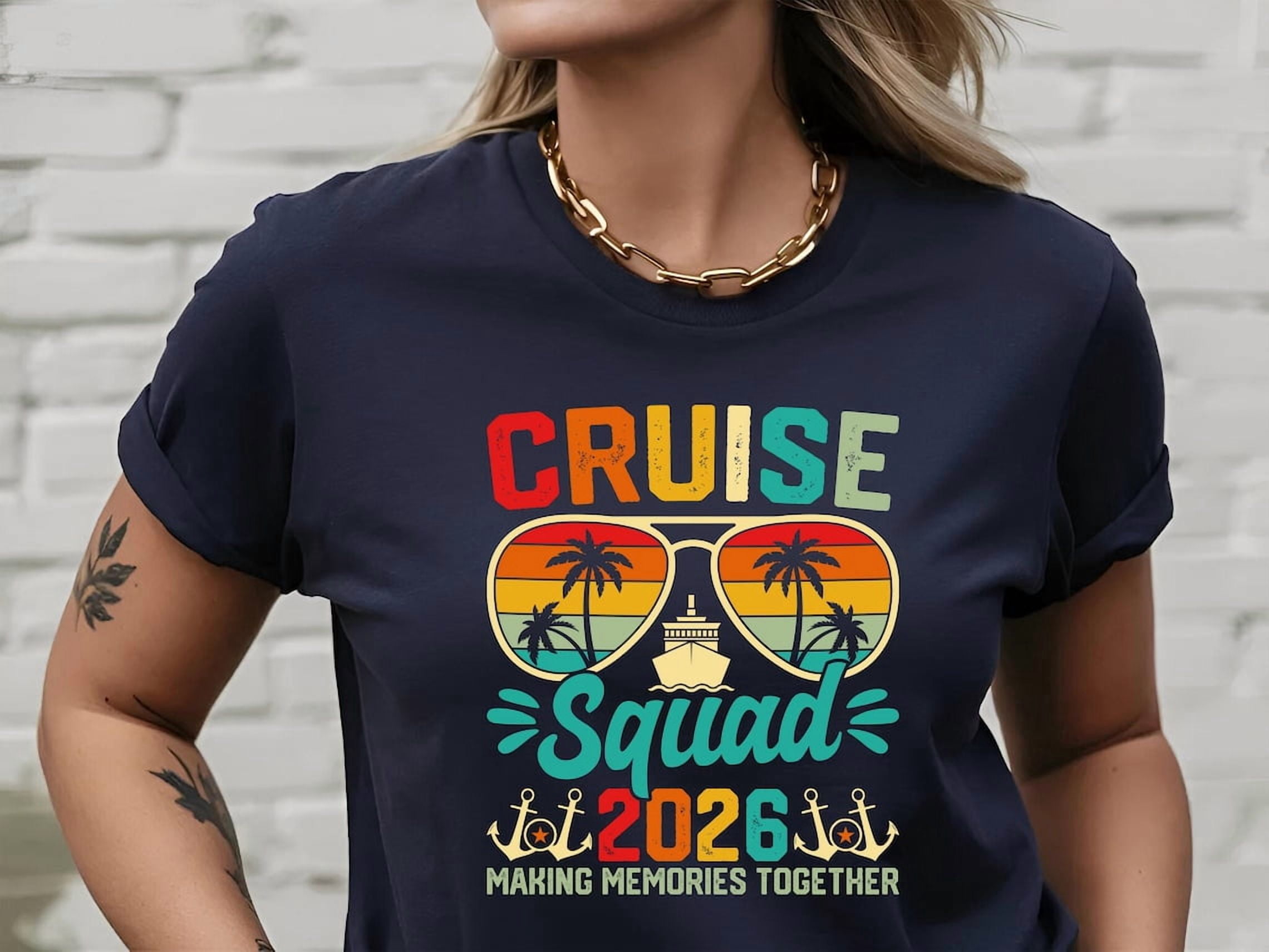 Cruise Squad 2026 T-Shirt Matching Family Vacation Graphic Tee All size ...