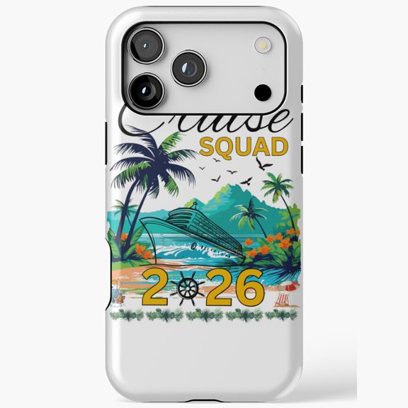 Cruise Squad 2026 Trip iPhone Case 17 to 11 Pro Max